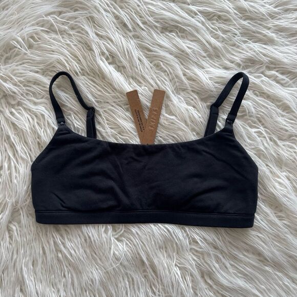 Skims Cotton Jersey Maternity Nursing Scoop Bralette
Soot Size Small - Picture 2 of 8